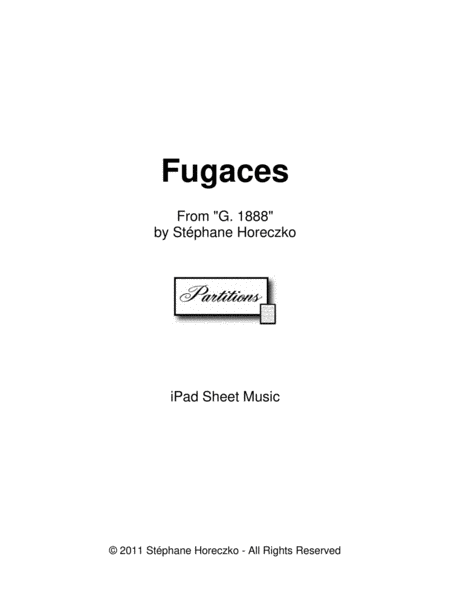 Fugaces For Ipad Sheet Music