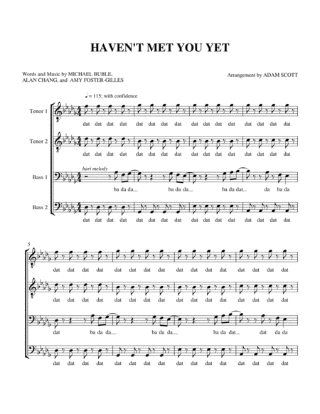 Free Sheet Music Fugue 11 From Well Tempered Clavier Book 1 Clarinet Quartet