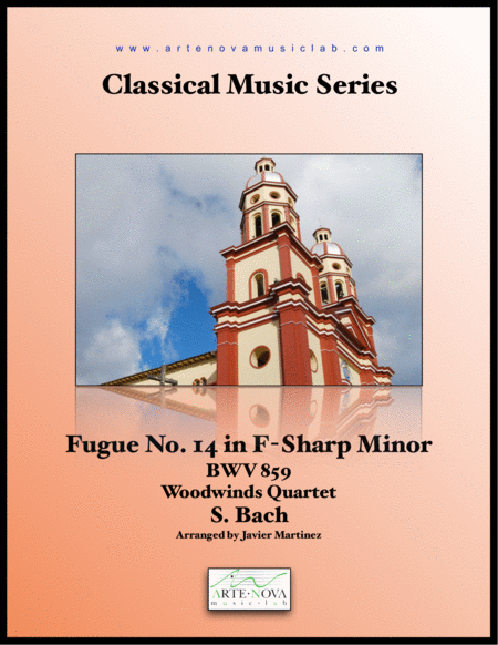 Free Sheet Music Fugue No 14 In F Sharp Minor Bwv 859 Woodwinds Quartet