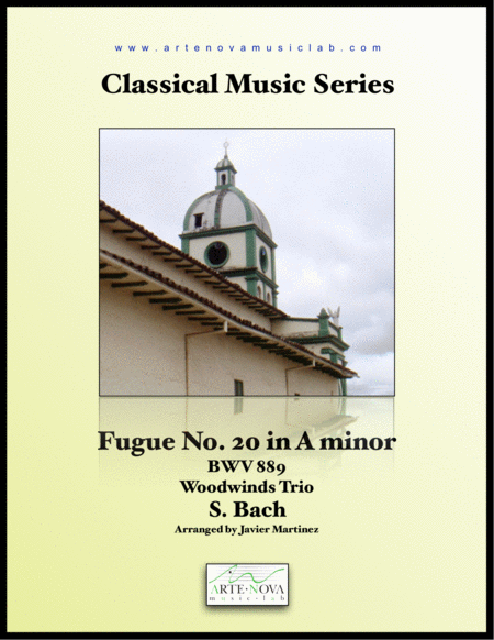 Free Sheet Music Fugue No 20 In A Minor Bwv 889 Woodwinds Trio