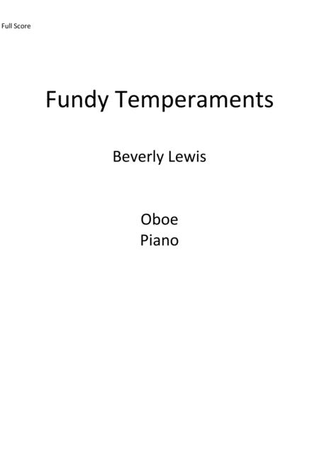 Free Sheet Music Fundy Temperaments