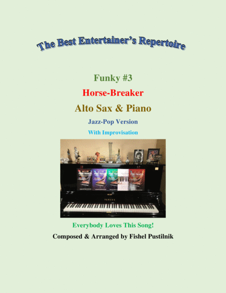 Free Sheet Music Funk 3 Horse Breaker For Alto Sax And Piano Video