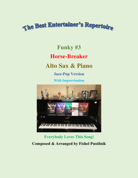 Funk 3 Horse Breaker For Alto Sax And Piano Video Sheet Music