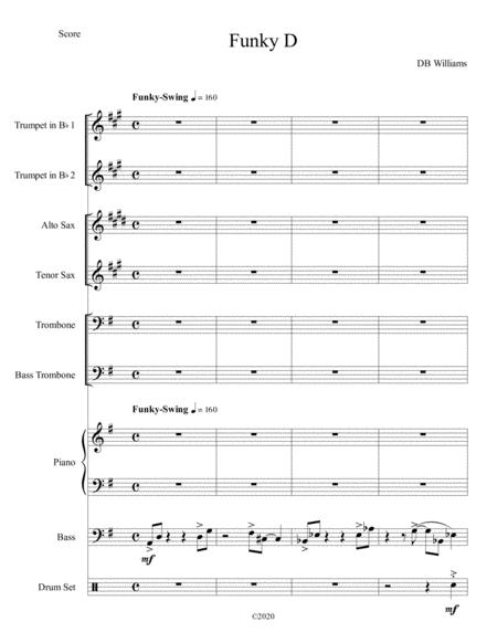 Funky D Jazz Combo Sheet Music