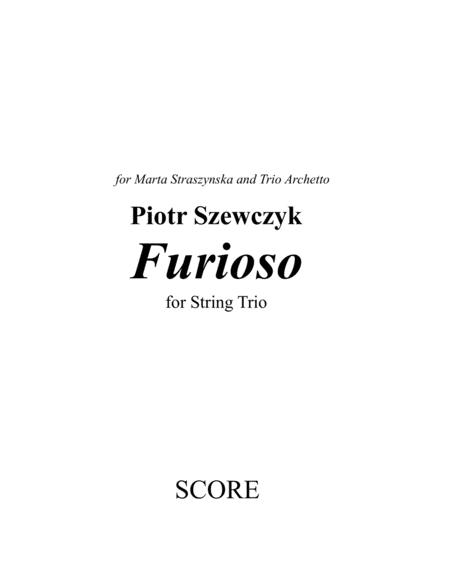 Furioso For String Trio Sheet Music