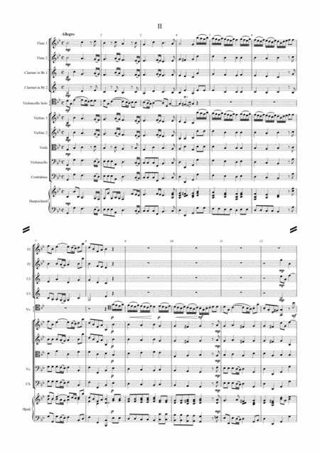 G F Handel Concerto G Minor 2nd Movement Sheet Music