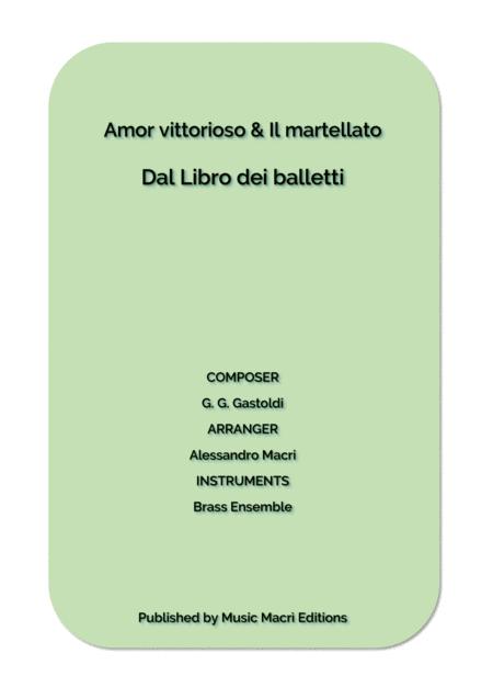 Free Sheet Music G G Gastoldi Amor Vittorioso Il Martellato