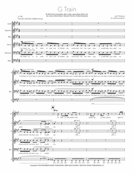 G Train Sheet Music