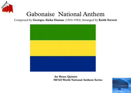 Gabonaise National Anthem La Concord For Brass Quintet Sheet Music