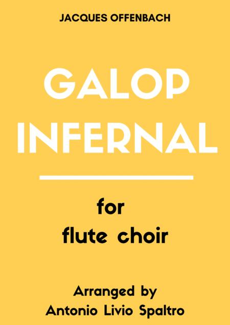 Galop Infernal Can Can For Flute Choir Sheet Music