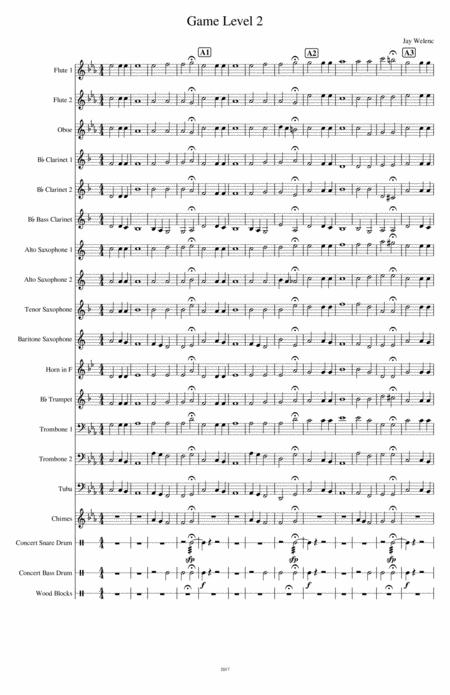 Free Sheet Music Game Level 2