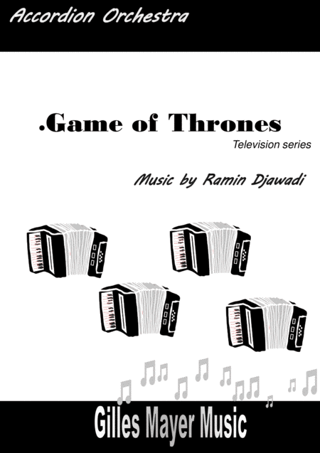 Game Of Thrones Accordion Orchestra Sheet Music