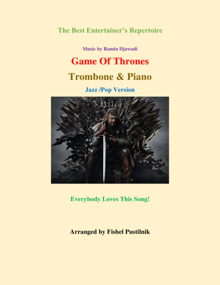 Game Of Thrones For Trombone And Piano Sheet Music