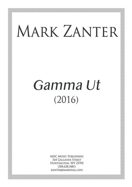 Gamma Ut 2016 Sheet Music