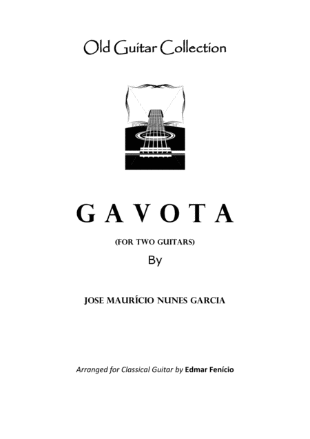 Free Sheet Music Gavota For Two Guitars