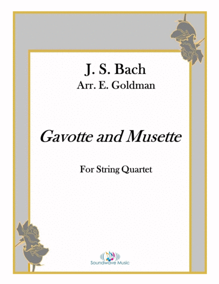 Free Sheet Music Gavotte And Musette From Js Bachs English Suite No 3 In G Minor Bwv 808