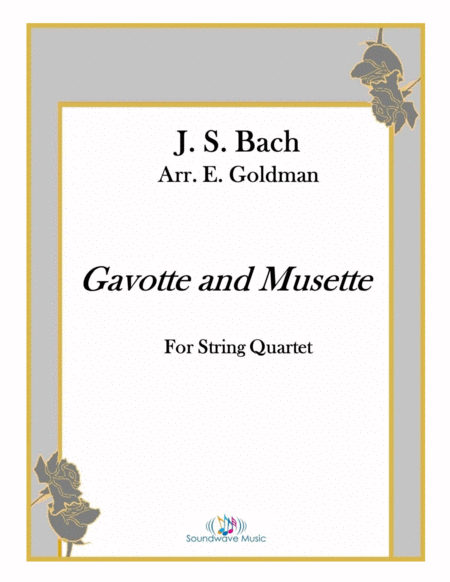 Gavotte And Musette From Js Bachs English Suite No 3 In G Minor Bwv 808 Sheet Music