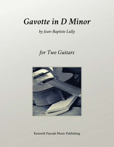 Free Sheet Music Gavotte In D Minor