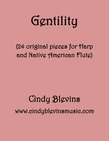Free Sheet Music Gentility 24 Original Pieces For Lever Or Pedal Harp And Native American Flute