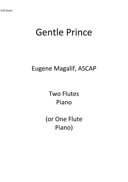 Free Sheet Music Gentle Prince