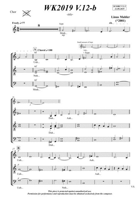 Gentle Snow Satb Choir Sheet Music