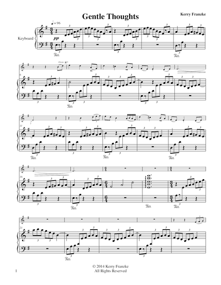 Gentle Thoughts Sheet Music