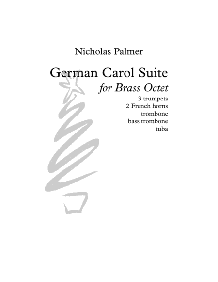 Free Sheet Music German Carol Suite