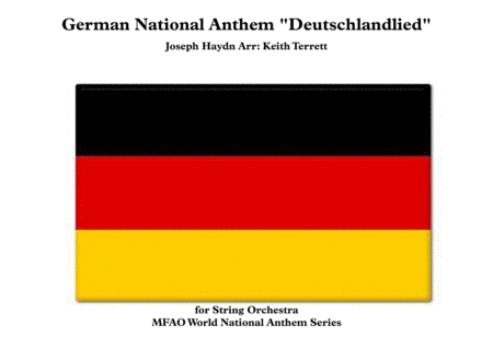 Free Sheet Music German National Anthem For String Orchestra