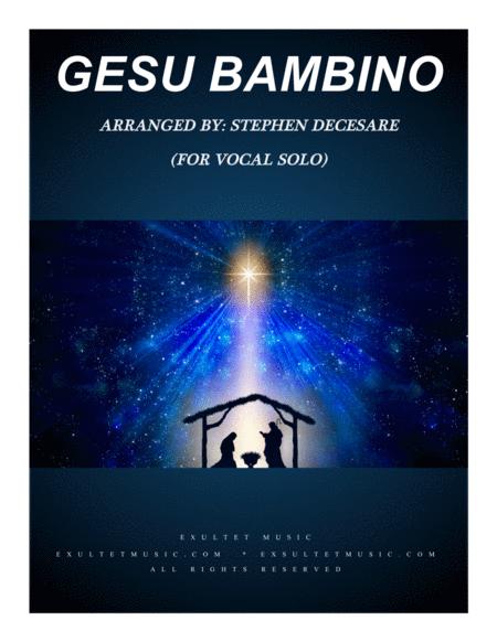 Gesu Bambino For Vocal Solo Sheet Music