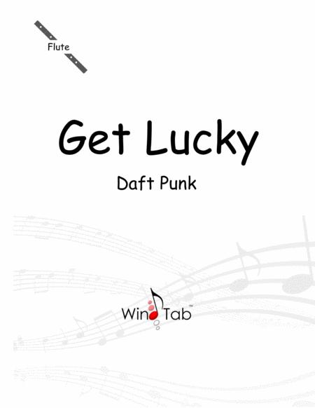 Free Sheet Music Get Lucky Flute Tab
