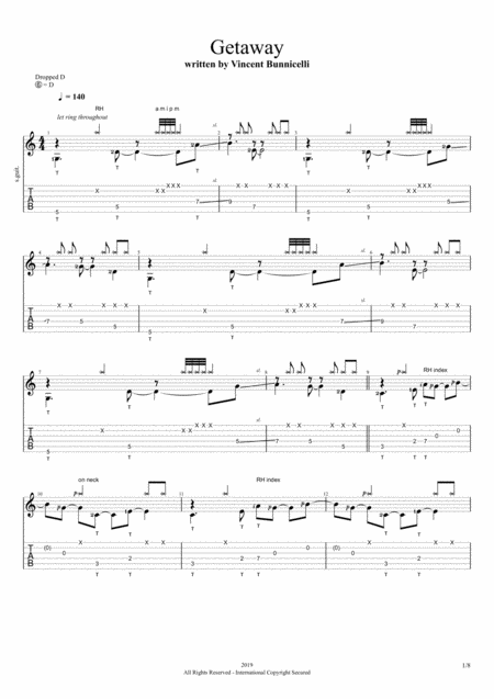 Getaway Sheet Music