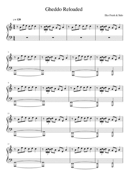 Gheddo Finale Sheet Music