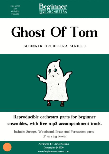 Free Sheet Music Ghost Of Tom