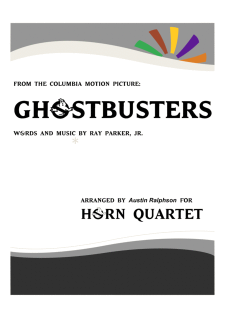 Ghostbusters Horn Quartet Sheet Music