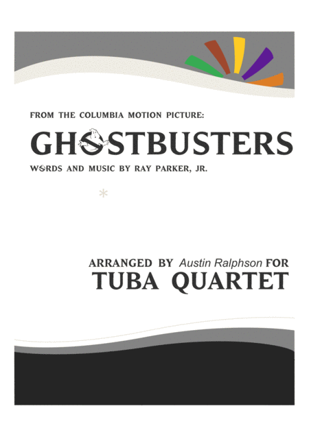 Ghostbusters Tuba Quartet Eett Sheet Music