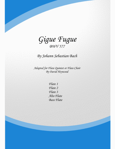 Gigue Fugue Sheet Music