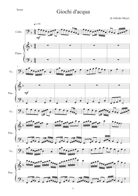 Giochi D Acqua Sheet Music