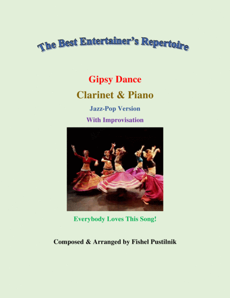 Gipsy Dance For Clarinet And Piano With Improvisation Video Sheet Music