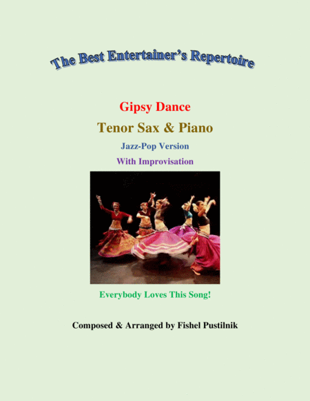 Gipsy Dance Piano Background For Tenor Sax And Piano With Improvisation Video Sheet Music