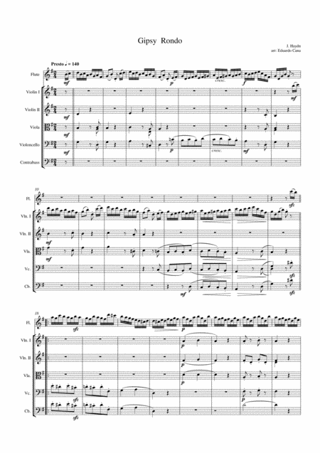 Gipsy Rondo Sheet Music