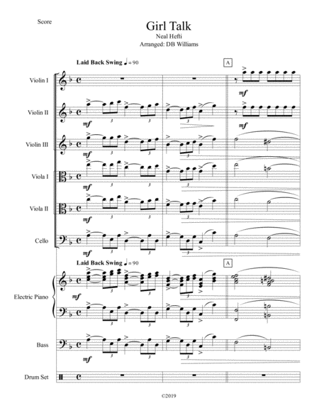 Free Sheet Music Girl Talk String Sextet Orchestra