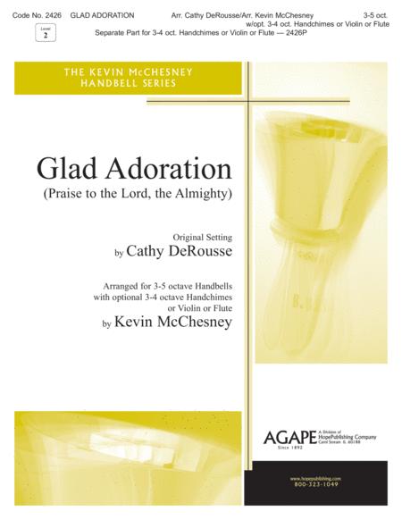 Free Sheet Music Glad Adoration