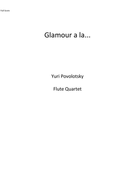 Glamour A La Sheet Music