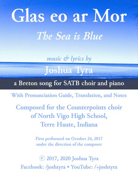 Glas Eo Ar Mor The Sea Is Blue A Breton Song Sheet Music