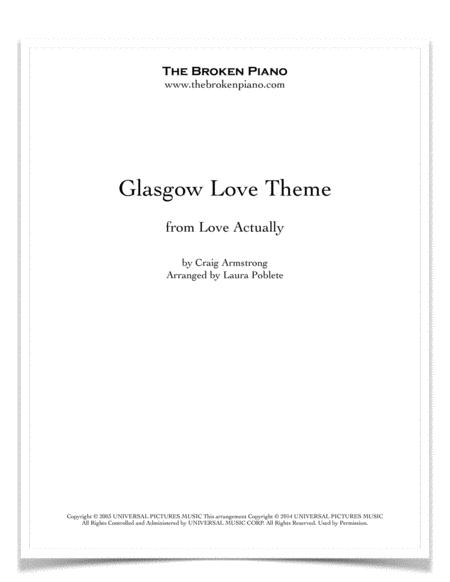 Glasgow Love Theme Love Actually Sheet Music