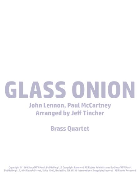 Free Sheet Music Glass Onion