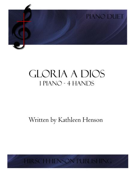 Free Sheet Music Gloria A Dios