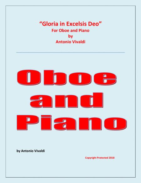 Gloria In Excelsis Deo Oboe And Piano Advanced Intermediate Sheet Music