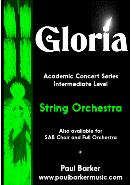 Gloria String Orchestra Version Sheet Music