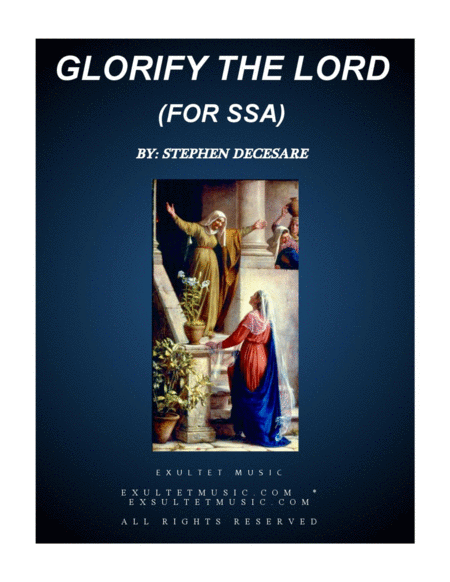 Glorify The Lord For Ssa Sheet Music